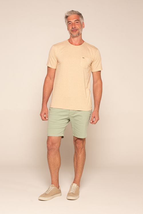 Bermuda Elastico Celeste
