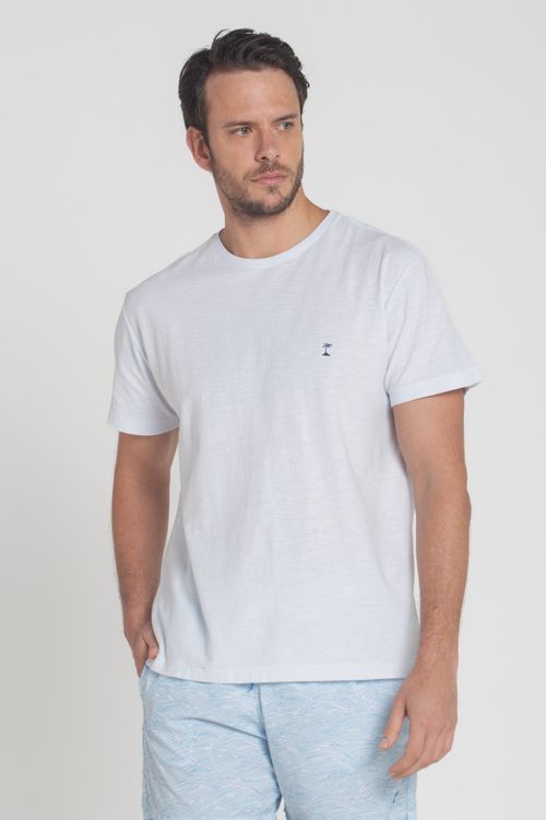 T-shirt Básica Verão Branco