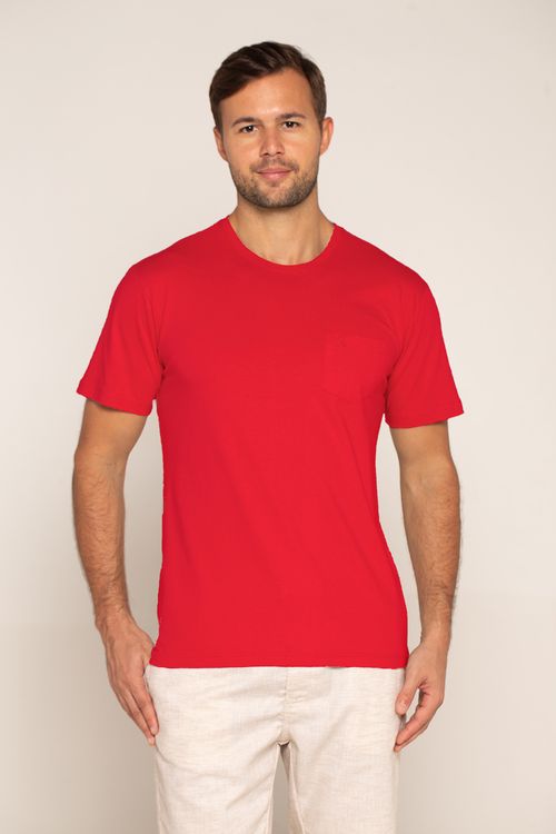 Tshirt Mc Premium Bolsinho Tomate