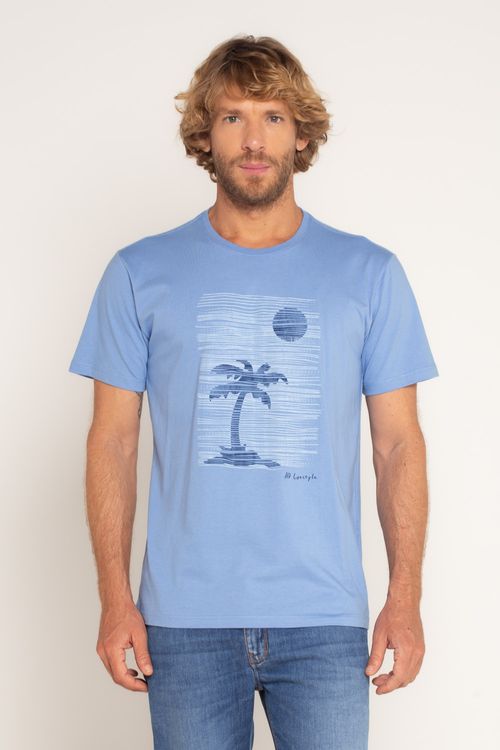 Tshirt Silk Black Week Coqueiro Azul Oceano