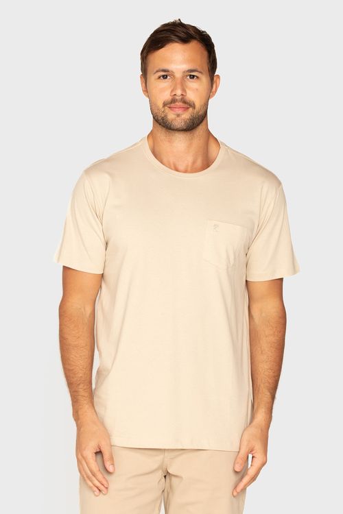 Tshirt Mc Premium Bolsinho Areia