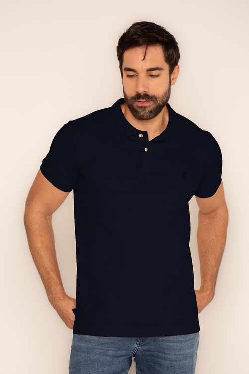 Polo Premium Vichy Marinho